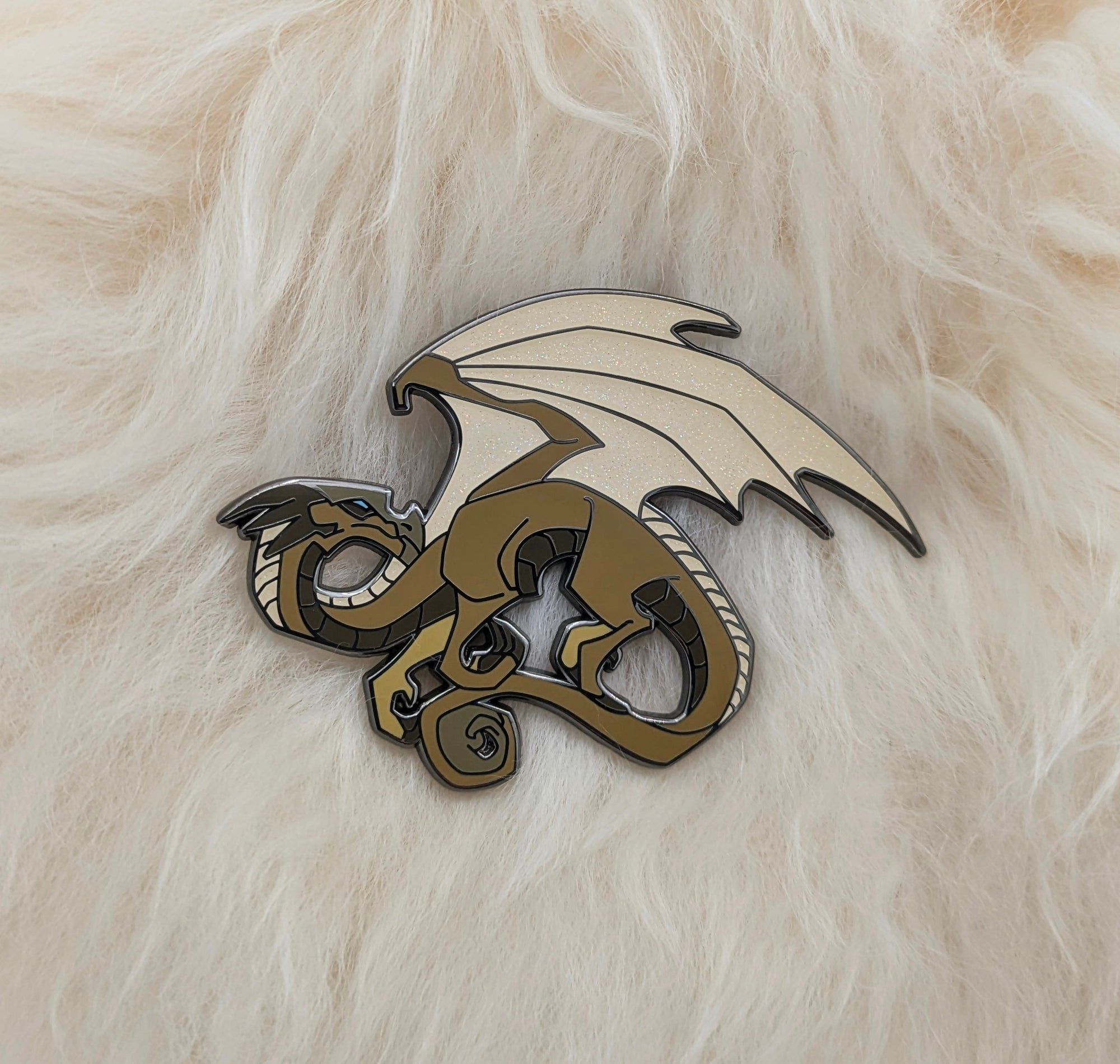 Yellow Dragon Hard Enamel Pin