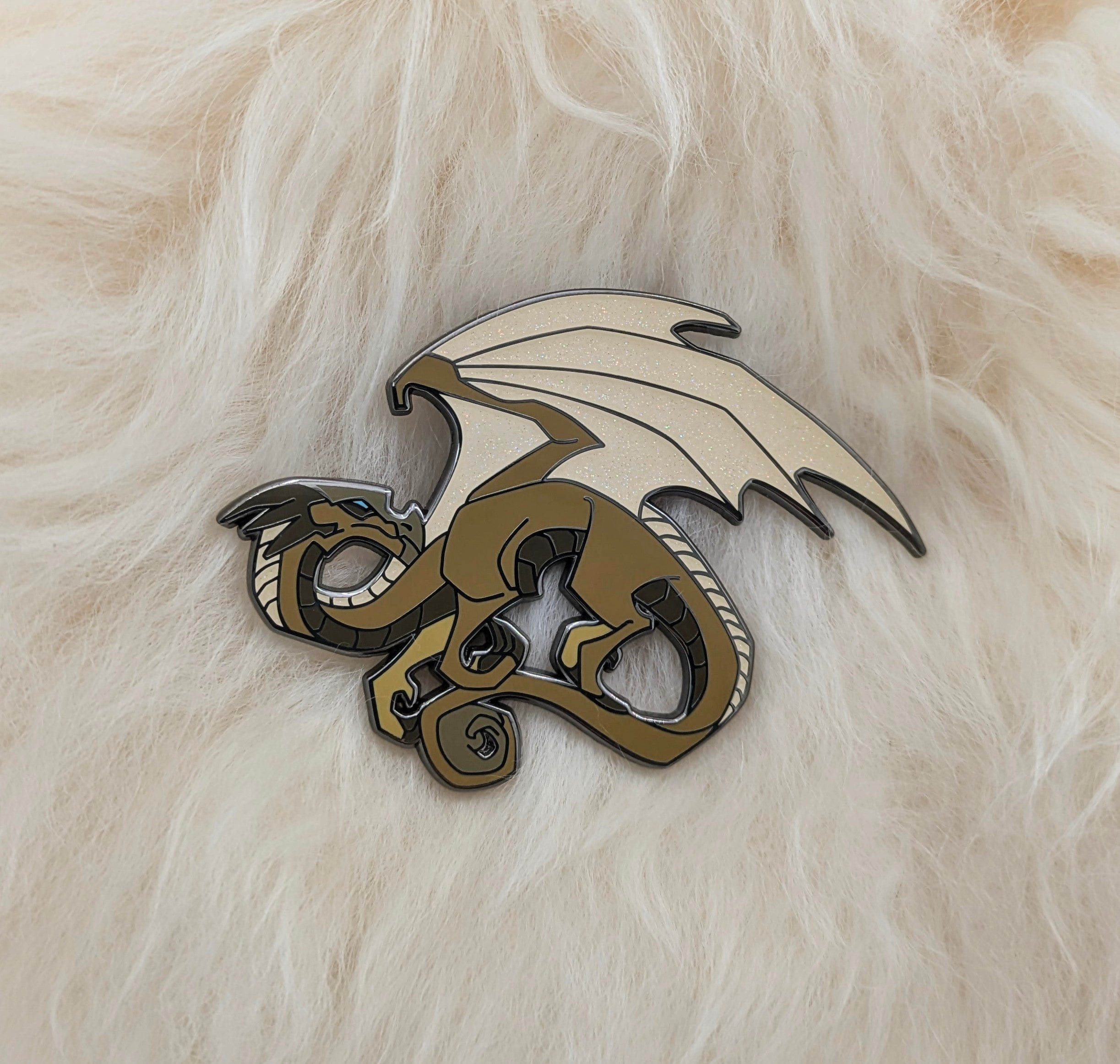 Yellow Dragon Hard Enamel Pin