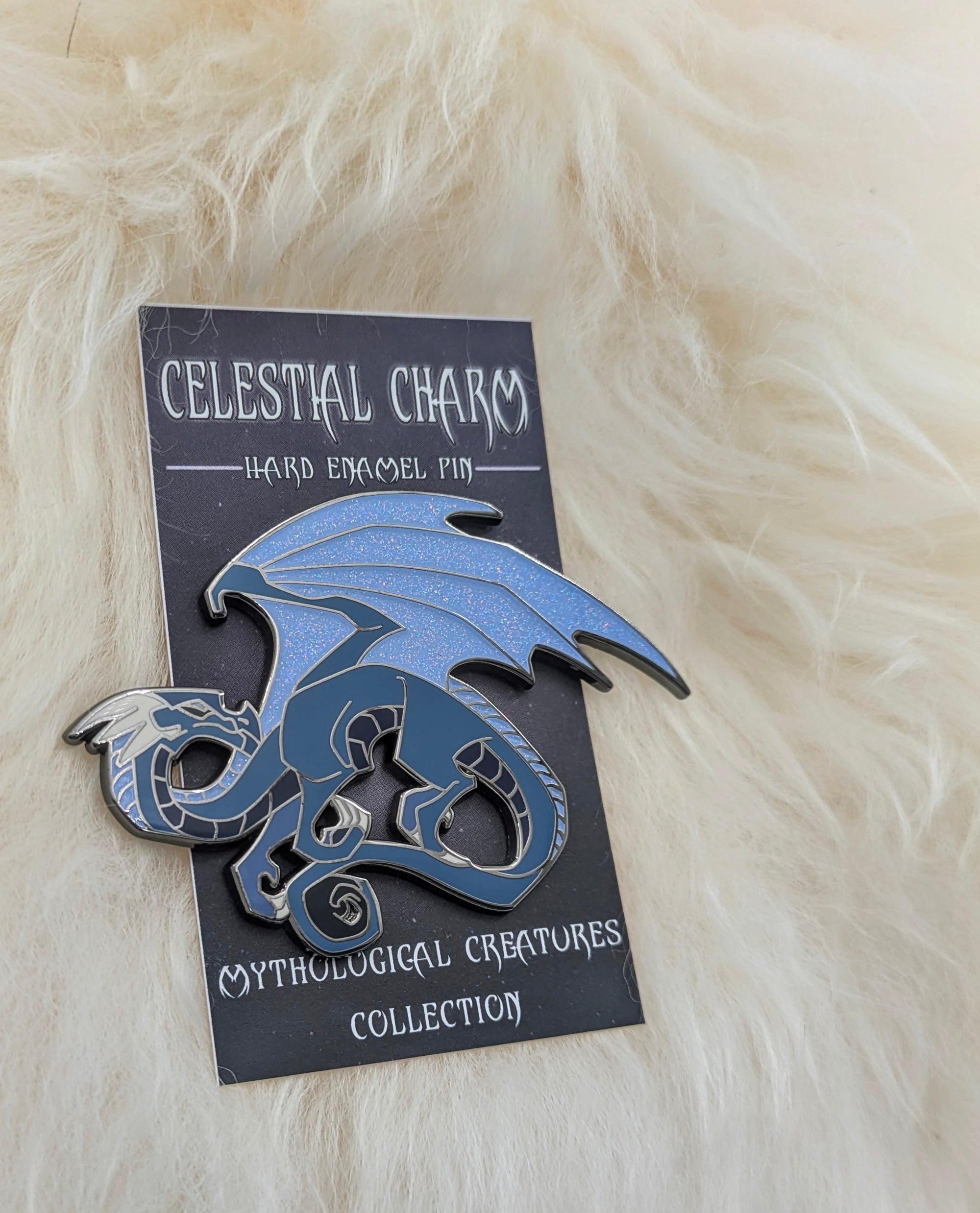 Blue Dragon Hard Enamel Pin